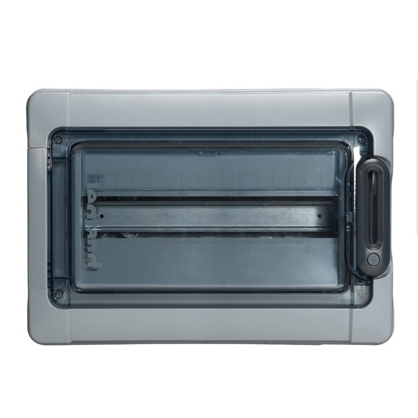 Шкаф накладной Plexo на 18 (1х18) модулей с шинами N+PE с прозрачной дверью IP65