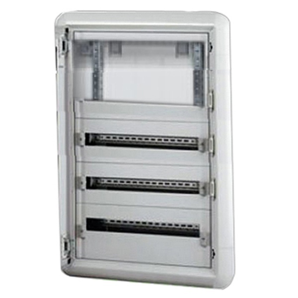 Шкаф металлический встраиваемый Legrand XL3 160 на 72(3х24) модуля место под счетчик шина без двери