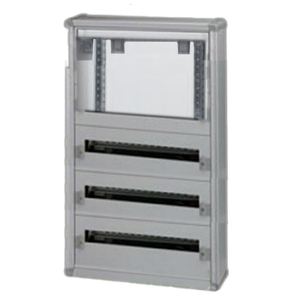 Шкаф пластиковый накладной Legrand XL3 160 на 72 (3х24) модуля + место под счетчик с шиной без двери
