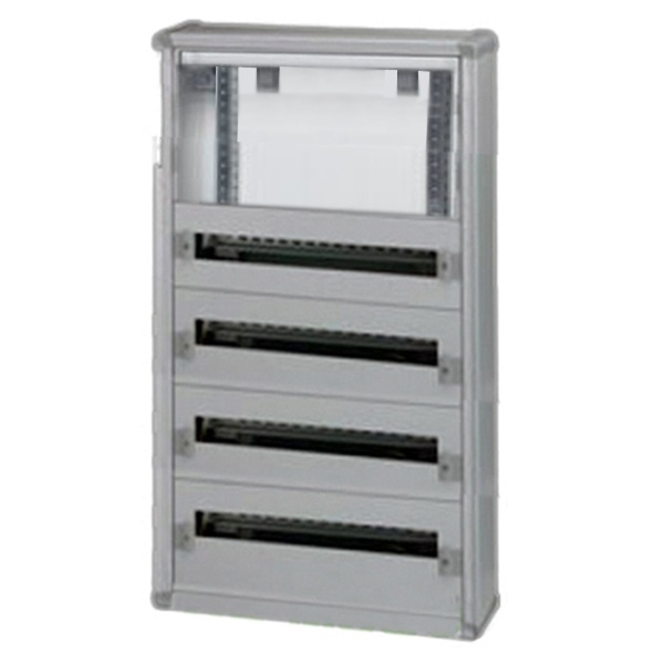 Шкаф пластиковый накладной Legrand XL3 160 на 96 (4х24)модулей + место под счетчик с шиной без двери