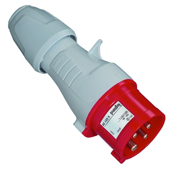 Вилка мобильная Legrand P17 32А 3К+З 380В IP44