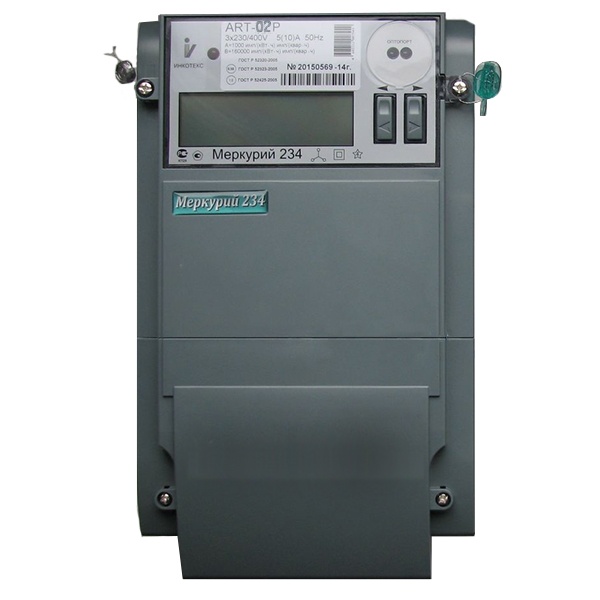 Электросчетчик Меркурий 234 ART-02PR 5-100А 230/400В многотарифный RS-485 ЖКИ