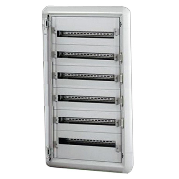 Шкаф металлический встраиваемый Legrand XL3 160 на 144 (6х24) модулей с шиной без двери