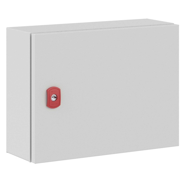 Навесной металлический влагозащищенный шкаф DKC ST 300x400x150мм с монтажной платой IP66