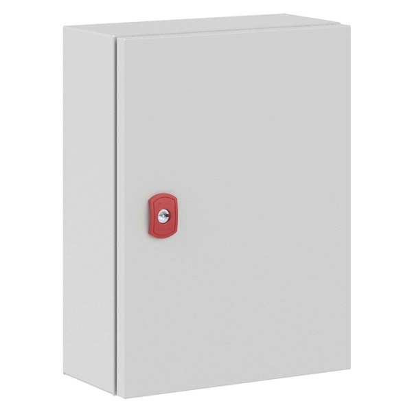 Навесной металлический влагозащищенный шкаф DKC ST 400x300x150мм с монтажной платой IP66