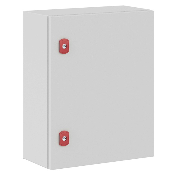 Навесной металлический влагозащищенный шкаф DKC ST 500x400x200мм с монтажной платой IP66