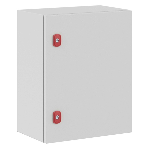 Навесной металлический влагозащищенный шкаф DKC ST 500x400x250мм с монтажной платой IP66