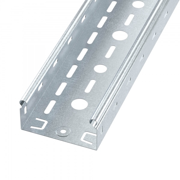 Лоток листовой DKC перфорированный S3 100х50 мм L3000 оцинкованный