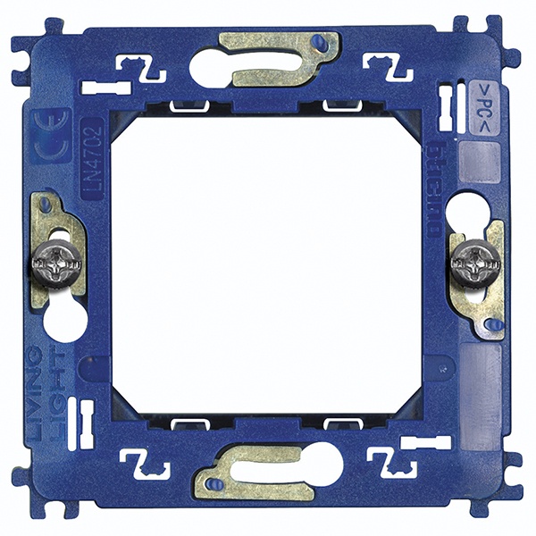 Суппорт пластиковый на 2 модуля на винтах LivingLight