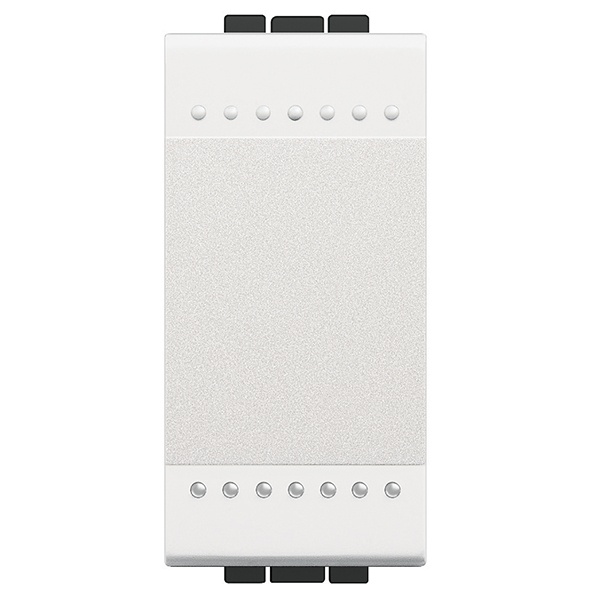 Выключатель с автоматическими клеммами, размер 1 модуль LivingLight Белый