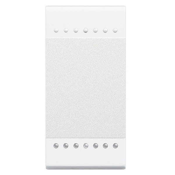 Переключатель с автоматическими клеммами, размер 1 модуль LivingLight Белый