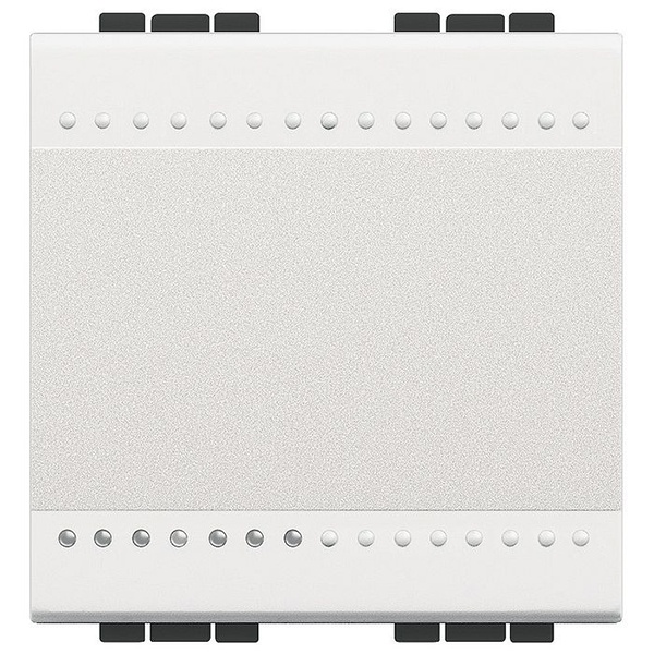 Переключатель с автоматическими клеммами, размер 2 модуля LivingLight Белый