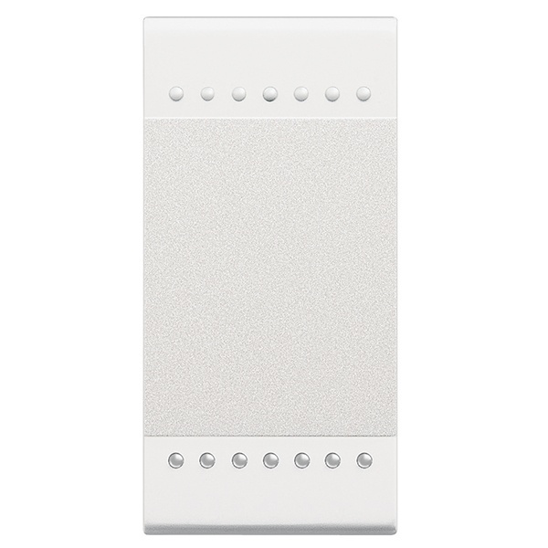 Кнопка с винтовыми клеммами, размер 1 модуль LivingLight Белый