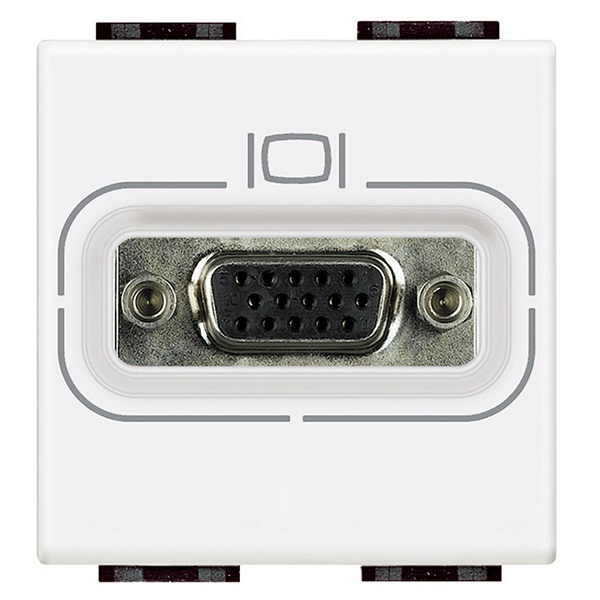 Разъем HD15 2 модуля LivingLight Белый