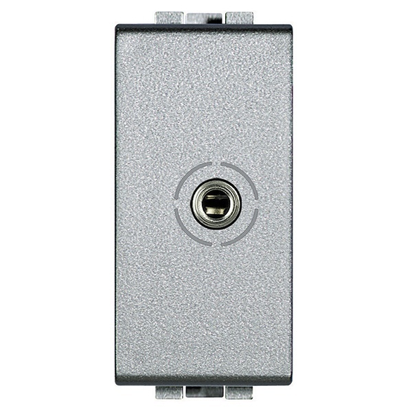 Разъем Аудио Jack 3,5 (для наушников) 1 модуль LivingLight Алюминий