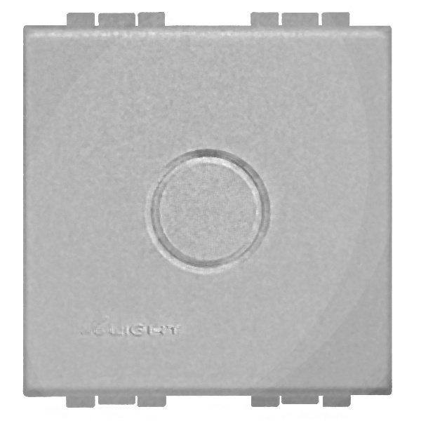 Заглушка 2 модуля LivingLight Алюминий