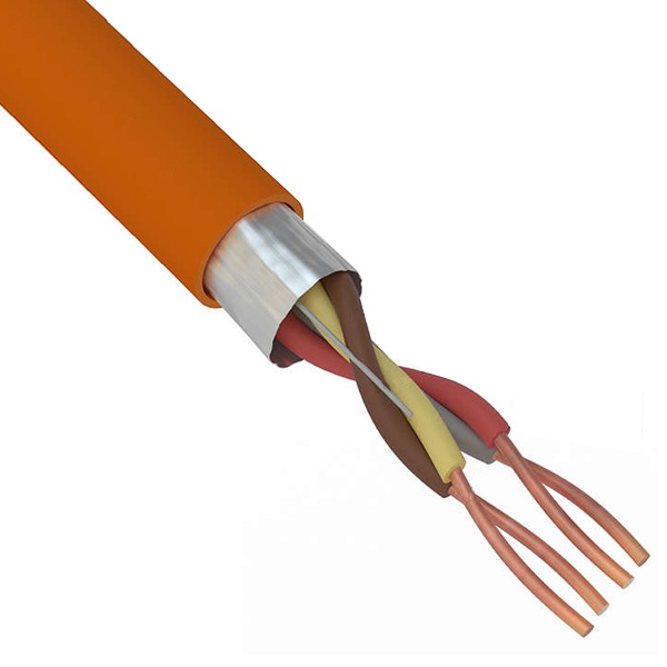 Кабель пожарной сигнализации КПСЭнг(А)-FRHF 2х2х0,75 безгалогенный оранжевый [бухта 200м]
