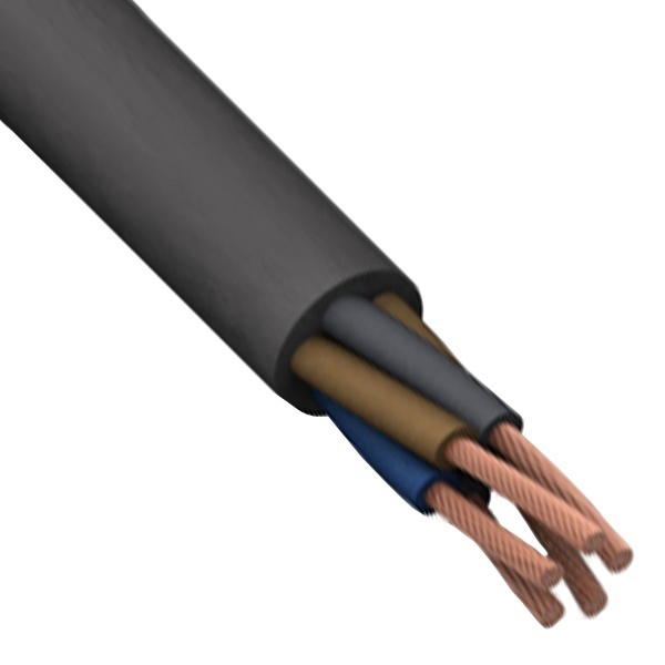 Кабель силовой гибкий Электрокабель НН КГтп 5х6 медный ГОСТ 24334-80