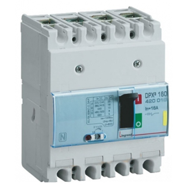 Автоматический выключатель Legrand DPX3 160 4P 160А 16kA (автомат электрический)