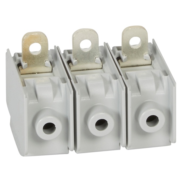 Комплект из 3 торцевых зажимов 1x120мм (1x150), шина 18мм для DPX3 160