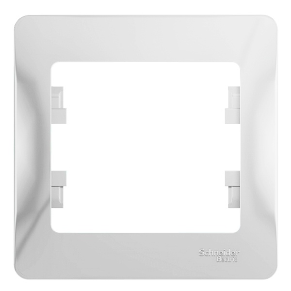 Рамка 1-постовая SE Glossa, белый