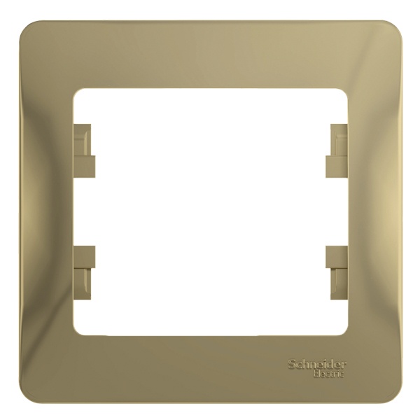 Рамка 1-постовая SE Glossa, титан