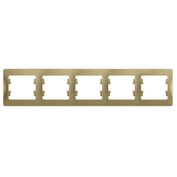 Рамка 5-постовая SE Glossa, горизонтальная, титан