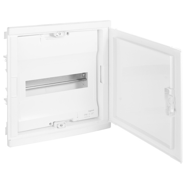 Щит пластиковый встраиваемый Legrand Nedbox на 12 (+2) модулей белая дверь шины N+PE