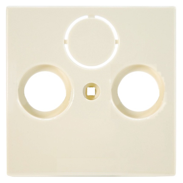 Накладка для телевизионной розетки TV-SAT ABB Basic 55 слоновая кость (1743-92-507) (бежевый)