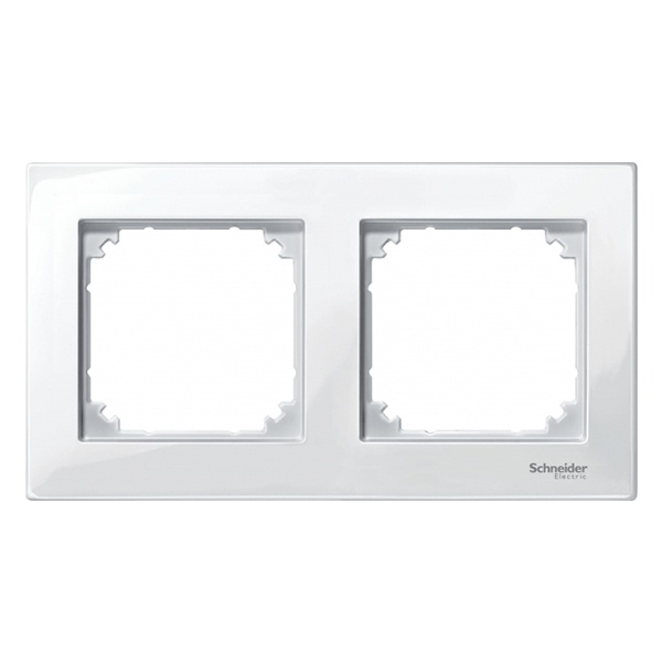 Рамка 2-ая M-Plan Merten Полярно-белый