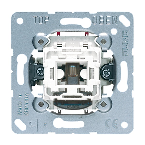 Переключатель Jung 1-клавишный с подсветкой 10а механизм