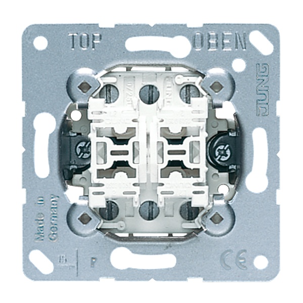 Переключатель Jung 2-клавишный 10а механизм