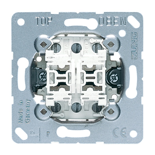 Переключатель Jung кнопочный 2-клавишный 10а механизм