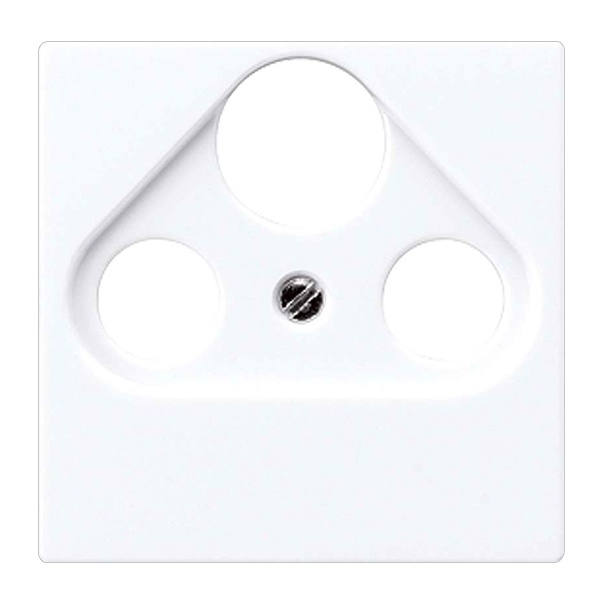 Накладка телевизионной розетки Jung ECO Profi TV+FM+SAT Белый