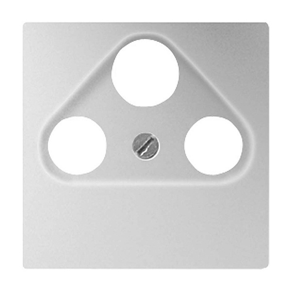 Накладка телевизионной розетки Jung A TV+FM+SAT Алюминий