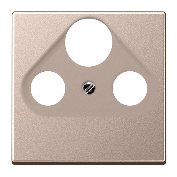 Накладка телевизионной розетки Jung A TV+FM+SAT Шампань