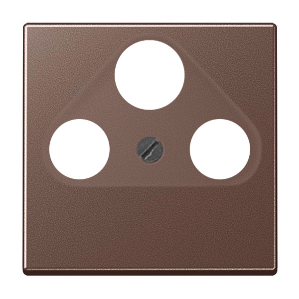 Накладка телевизионной розетки Jung A TV+FM+SAT Мокко