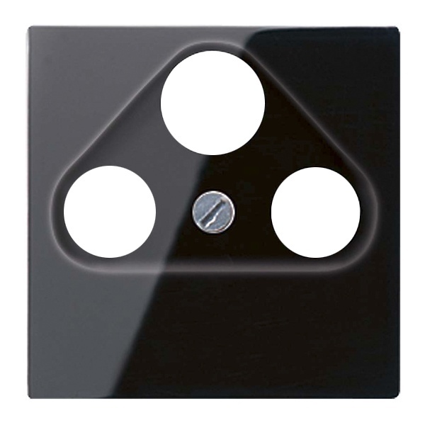 Накладка телевизионной розетки Jung A TV+FM+SAT Черный