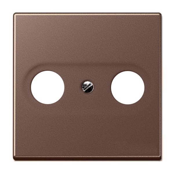 Накладка телевизионной розетки Jung A TV-SAT(FM) Мокко