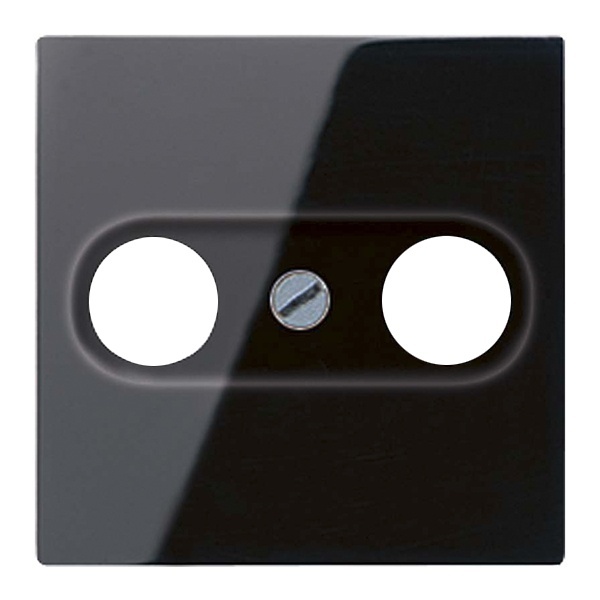 Накладка телевизионной розетки Jung A TV-SAT(FM) Черный