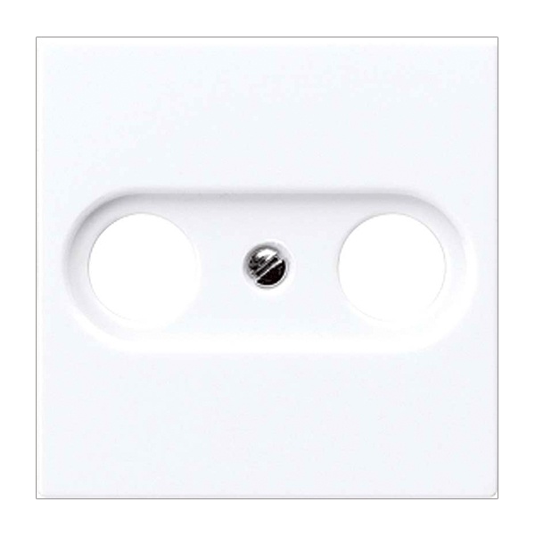 Накладка телевизионной розетки Jung A TV-SAT(FM)+AS Белый