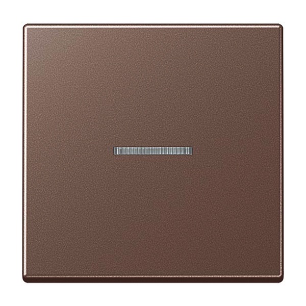 Клавиша 1-ая Jung A для одноклавишного выключателя с подсветкой Мокко