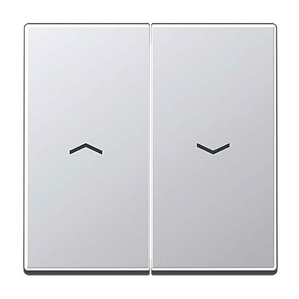 Клавиша 2-ая Jung A для жалюзийного выключателя/кнопок Алюминий