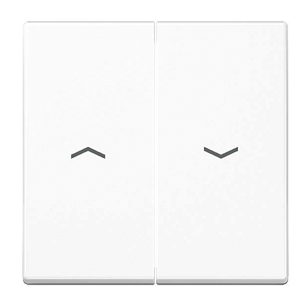 Клавиша 2-ая Jung A для жалюзийного выключателя/кнопок Белый