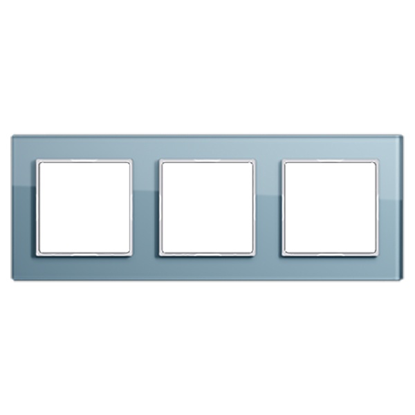Рамка 3-ая стекло Jung A Creation Серо-голубой