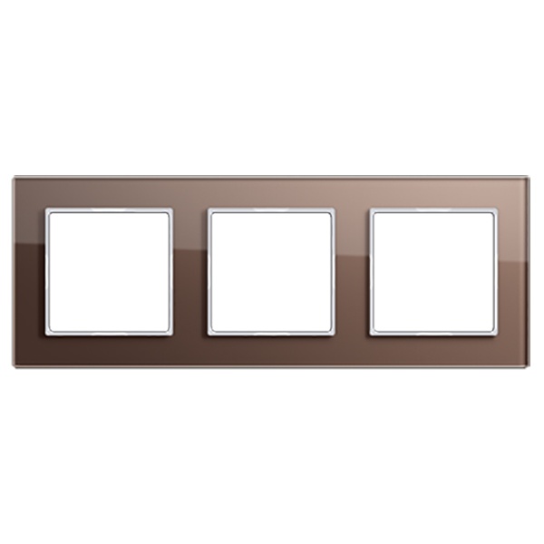 Рамка 3-ая стекло Jung A Creation Мокко