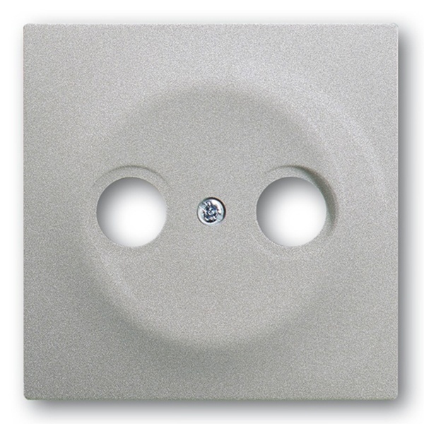 Накладка TV+FM розетки ABB impuls серебристый металлик (1743-783)