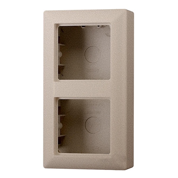 Коробка для накладного монтажа Jung A 2-ая Шампань