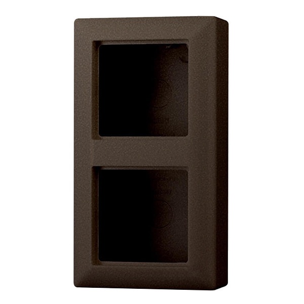 Коробка для накладного монтажа Jung A 2-ая Мокко