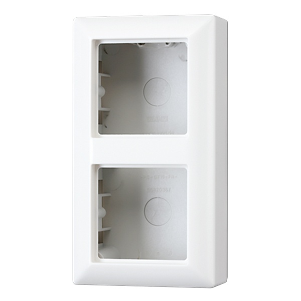 Коробка для накладного монтажа 2-ая Jung А/AS Белый